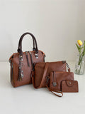 CEILIM | 4pcs Minimalist Square Bag Set With Bag