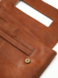 CEILIM | Brown Envelope Bag Large Capacity Clutch Bag For Daily, Mothers Day Gift For Mom