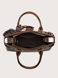 CEILIM | Fashionable Commute Style Handbag 3pcs/set With Silk Scarf