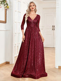CEILIM | Champagne Stretchy Plus Size Wedding Evening Dresses