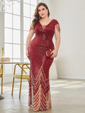 CEILIM | V Neck Evening Dress