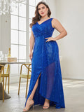 CEILIM | Plus Size Knot Formal Occasion Evening Dress