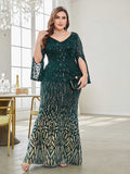 CEILIM | Princess Sequin Green Wedding Prom Dress