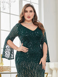 CEILIM | Princess Sequin Green Wedding Prom Dress