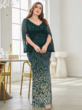CEILIM | Princess Sequin Green Wedding Prom Dress