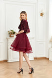 CEILIM | Sequin Prom Mini Dress + Sequins cape.
