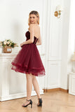 CEILIM | Sequin Prom Mini Dress + Sequins cape.